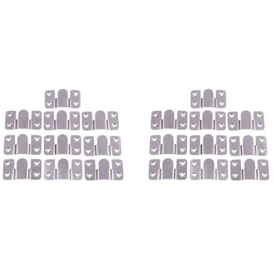 Epodmalx Sectional Sofa Connectors, 20-Piece, Silver-Tone