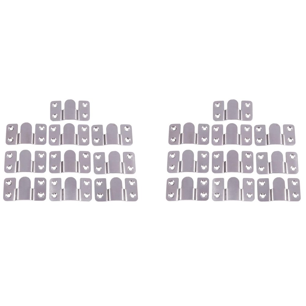 Epodmalx Sectional Sofa Connectors, 20-Piece, Silver-Tone