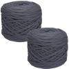 SIMEIQI 2-Piece 800 g T-Shirt Yarn, Elastic Fabric, 130 m, Dark Gray view 1