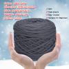 SIMEIQI 2-Piece 800 g T-Shirt Yarn, Elastic Fabric, 130 m, Dark Gray view 2