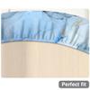 FANSU Elastic-Fitted Tablecloth, Mountain Print, Stain-Resistant, for Indoor and Outdoor Use (8 ft/244 x 77 cm) view 2
