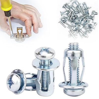 Kliplinc Expansion Screw, Petal Nut, × 20, Metal Nut for Hollow Walls