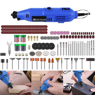 Mini Rotary Tool with 252 Accessories, 10,000–32,000 RPM