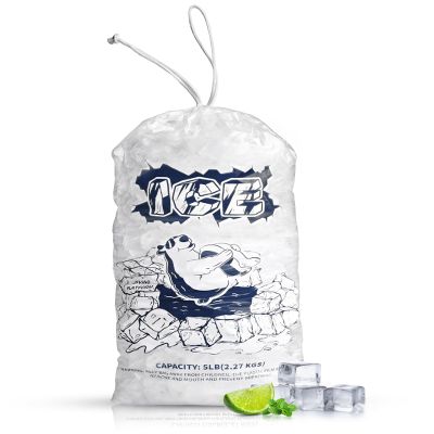 FireKylin 50-Piece 2.3 kg Reusable Drawstring Ice Storage Bags