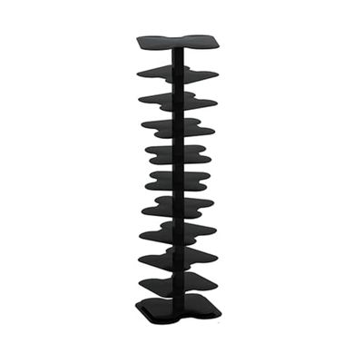 Rotating Bookshelf for Adults, 360° Swivel, Black