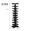 Rotating Bookshelf for Adults, 360° Swivel, Black view 3