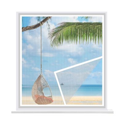 Self-Adhesive Window Fly Screen 85 x 130 cm, White