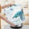 Xoenoiee 8-Liter Electric Pressure Cooker Cover with Pockets, Blue Sea Turtle Print view 4