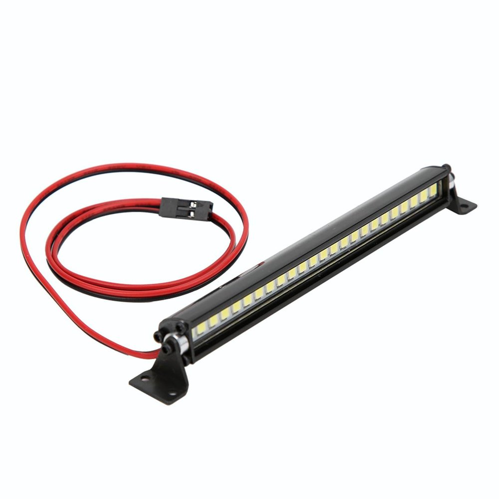 24-LED Roof Light Bar for 1:10 SCX10 4WD RC Vehicles, Black