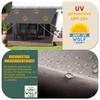 Waterproof Shade Sail 4 x 5 m, UV Protection, Made-to-Measure Polyester, Cream view 3
