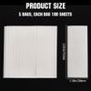GORGECRAFT 500-Piece Laboratory Paper Strips, 7.5 x 2.8 cm, White view 2