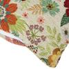 Erwin Müller Flowers Jacquard Cushion Cover, Natural-Multicolor, 30x50 cm view 3
