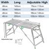 Portable Folding Scaffolding Work Platform, Height-Adjustable, 160 cm view 2