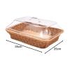 predolo Small Woven Basket with Lid, Fruit Basket and Serving Tray view 4