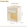 Transparent Collapsible Hanging Trash Can for Kitchen, Cabinet, Car, Bedroom, or Bathroom (Green) view 3