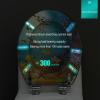 Wttfc Toilet Seat with Soft-Close, Transparent Resin, Quick-Release, Stainless Steel Hinges, 3D Ocean Series with Real Shells and Sand view 3