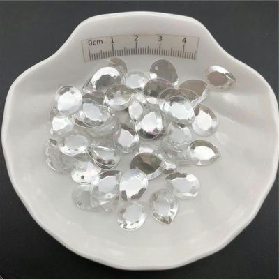 30 g Crystal-Clear Loose Sequins, 10 x 14 mm