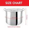 THEGA Stainless Steel Soup Pot with Lid view 2
