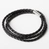 QUARKZMAN Leather Cord, 5 Meters, 4 mm Diameter, Black view 4