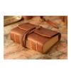 MOLERRI Handmade Leather Notebook, 100 x 155 mm, Leather-Bound Travel Journal view 4