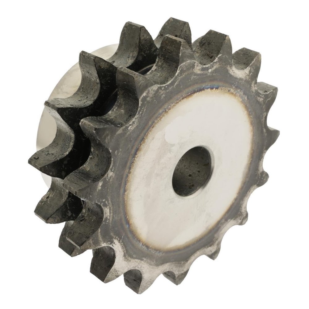 Sprocket with Single-Sided Hub, Hardened Teeth, Duplex Type 08B, 18 Teeth