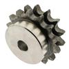 Sprocket with Single-Sided Hub, Hardened Teeth, Duplex Type 08B, 18 Teeth view 2