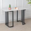 Modern Metal Table Legs with Screws and Adjustable Foot Pads, DIY Legs for Dining, Coffee, Computer, Workbench and Conference Tables (Black, 80 × 72 cm/32) view 4