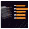 Clear Waterproof PVC Tarp with Grommets, 1 x 1 m view 2