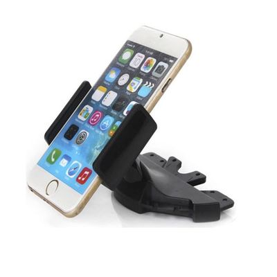 K-S-Trade CD Slot Car Phone Mount for AGM H5, 360° Rotating, Black
