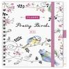 Korsch Pretty Birds Family Planner 2025, Weekly Double-Page Layout view 1