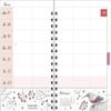 Korsch Pretty Birds Family Planner 2025, Weekly Double-Page Layout view 2
