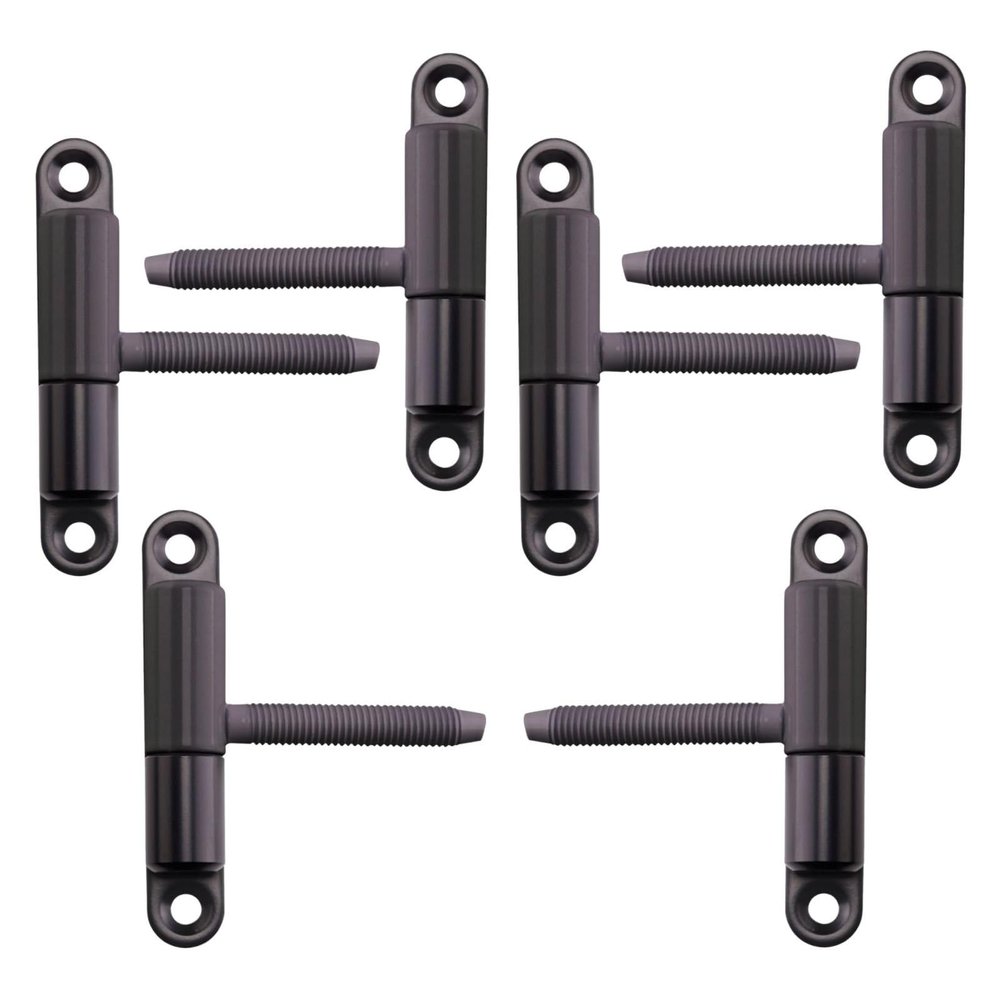 6x SOTOOLS Screw-On/Drill-In Door Hinge M8 x 50 mm, Black
