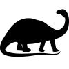 Ambiance Dinosaur Silhouette Chalkboard Wall Sticker, Self-Adhesive, Wipeable, 30 x 45 cm view 2