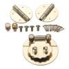 3-Piece 45 mm Vintage Brass Hasp and Latch Set view 1