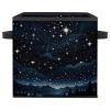 Foldable Storage Box Cube Organizer with Leather Handles view 1