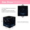 Foldable Storage Box Cube Organizer with Leather Handles view 2