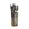Removable Plastic Utensil Holder with Drainage view 1