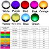 TZNLTPFY 100-Piece Lot 5mm Flat-Top LED Light-Emitting Diodes, Warm White, Red, Blue, Green, UV, Orange, Yellow, or Pink, Indicator Bulbs, DINZHHENGYIN (Color: 100pcs White Yellow) view 3