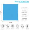 FANSU Outdoor Beach Mat, Waterproof Picnic Blanket, Banana, 100 x 140 cm view 2