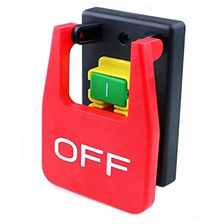 NVVVNX KJD17B 220V–240V 16A 5E4 Electromagnetic Safety Switch with Emergency Stop Cover
