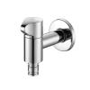 Outdoor Garden Faucet, Chrome-Plated Brass, Wall-Mounted, Color A view 2