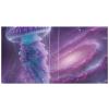 Jellyfish in Purple Space Clipboard, 3-Ring Binder, 2.5 cm Round Rings, Organizer, 1 Pc view 3