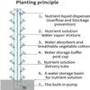 QXHDPYMXZ 15-Tier Hydroponic Tower, 45 Plant Sites with Pump view 3
