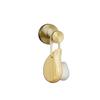 Brushed Gold Bathroom Hardware Set with Paper Towel Holder view 4