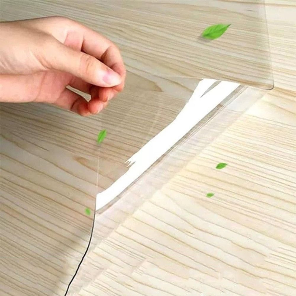 MERUNNRY Transparent Office Chair Floor Mat, 100 x 180 cm