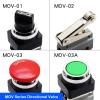 PHNOITPQ MOV-01 MOV-02 MOV-03 MOV-03A Pneumatic Two-Position Three-Way One-In-One-Out Mechanical Directional Valve (Color: 17.65-03) view 4