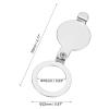 PATIKIL 5/8" Peephole Cover, Privacy Door Viewer Cover, Bright Chrome view 2
