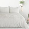 Design91 Fluffy Faux Fur-Look Bedding Set, Cream, 220 x 200 cm view 1