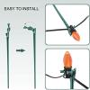 50 Christmas Light Stakes, 9-Inch Universal Plastic Stakes for C7/C9 Outdoor Lights view 3