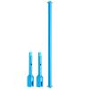 NOENNULL Aluminum Lightweight Blue Universal Joint Shaft Set with Coupling Cup for RC Cars view 1